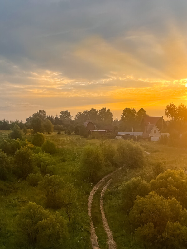 Фотопейзаж - Рассвет. Верея